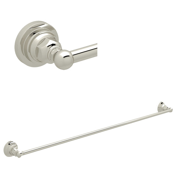 House of Rohl ROT1/30PN Wall Mount 30" Single Towel Bar