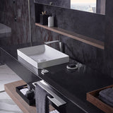 TOTO LT475MT#CMW Kiwami Rectangular 20" Vessel Bathroom Sink with CEFIONTECT, Clean Matte