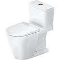 Duravit 20070120U2 D-Neo Dual Flush Rimless Elongated One Piece Toilet