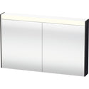 Duravit BR7104016166000 Brioso Mirror Cabinet with Lighting Oak Black