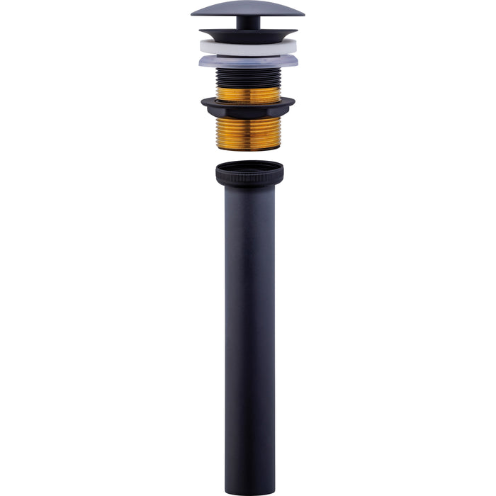 Duravit 0050384692 Slotted Waste Black Matte