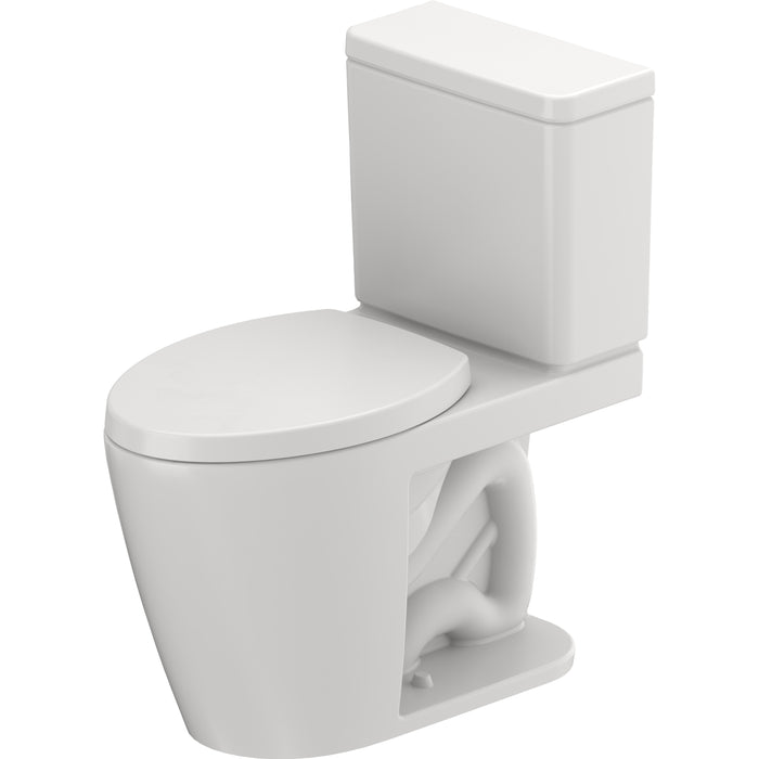Duravit D40309AA D-Neo PRO Series 1.28 GPF Elongated Two Piece Toilet