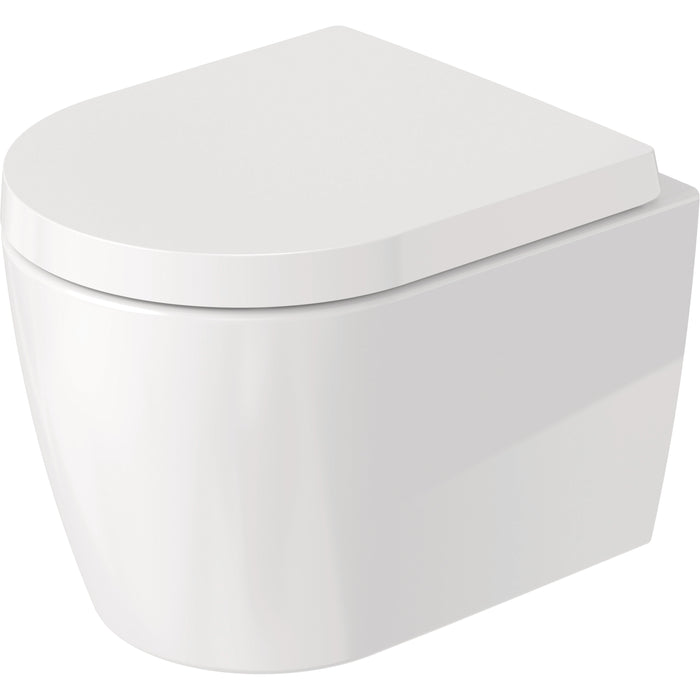 Duravit 253009AC92 ME by Starck Dual Flush Round Wall Mounted Toilet