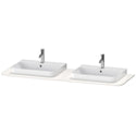 Duravit HP032HB2222 Happy D.2 Plus Console with Two Sink Cut-Outs White
