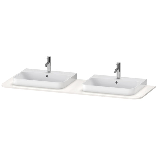 Duravit HP032HB2222 Happy D.2 Plus Console with Two Sink Cut-Outs White
