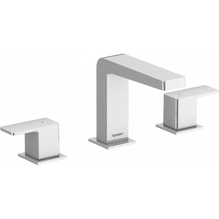 Duravit DS1060005U10 DuraSquare Widespread Bathroom Sink Faucet