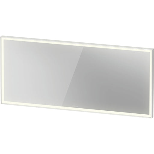 Duravit LC7385000006000 L-Cube Mirror with Lighting White Aluminum