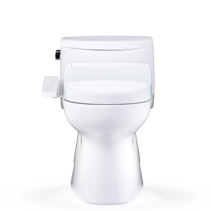 TOTO MW6443346CEFG#01 Carolina II One-Piece Elongated Universal Height Toilet with Washlet+ S2 Bidet Seat