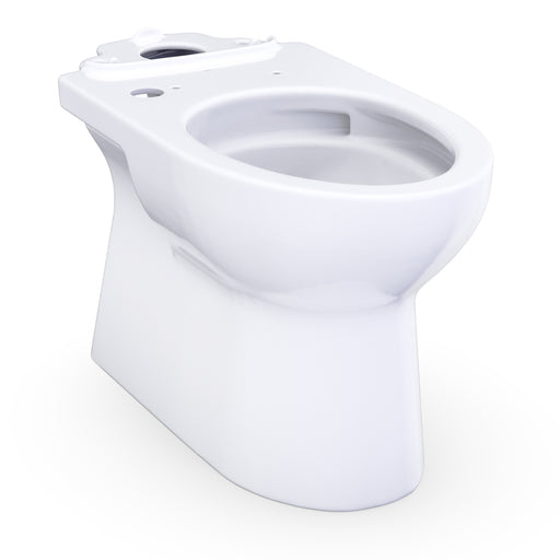 TOTO Glaston WASHLET+ Elongated Skirted Toilet Bowl with CEFIONTECT, Cotton White - CT472CUFGT40#01