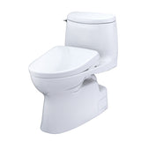 TOTO MW6144736CUFG#01 WASHLET+ Carlyle II 1G One-Piece Toilet and WASHLET+ S7A Bidet Seat, Cotton White