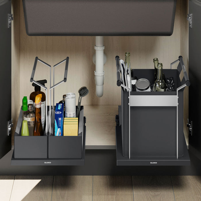 Blanco 527668 Under Kitchen Sink Cabinet Storage Caddy - Double