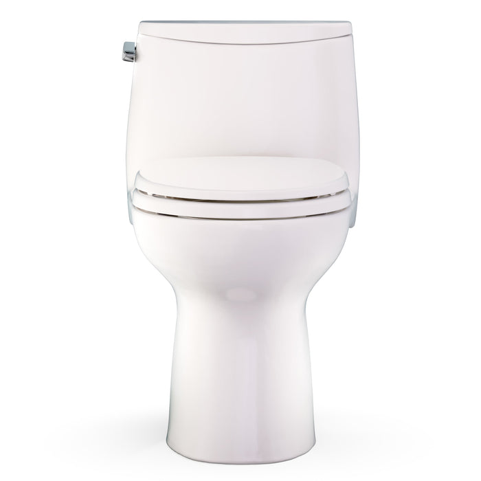 TOTO MS608114CEFG#12 UltraMax One-Piece Elongated 1.28 GPF Universal Height Toilet with Seat, Sedona Beige