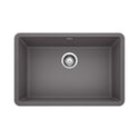 Blanco 522427 Precis SILGRANIT 27" Single Bowl Undermount Kitchen Sink - Cinder
