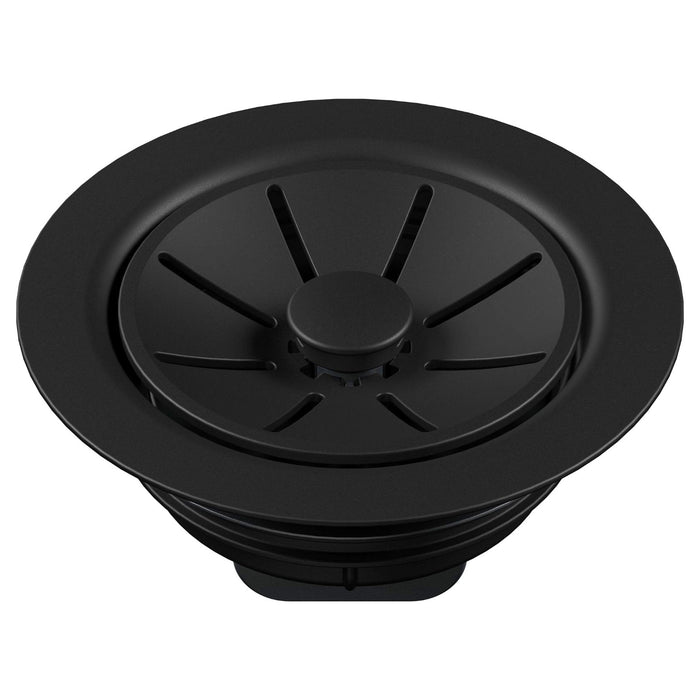 Blanco 222618 Essential Silgranit Disposal Flange Insert with Waste Scraper - Coal Black