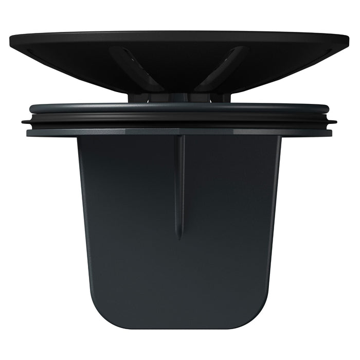 Blanco 222618 Essential Silgranit Disposal Flange Insert with Waste Scraper - Coal Black