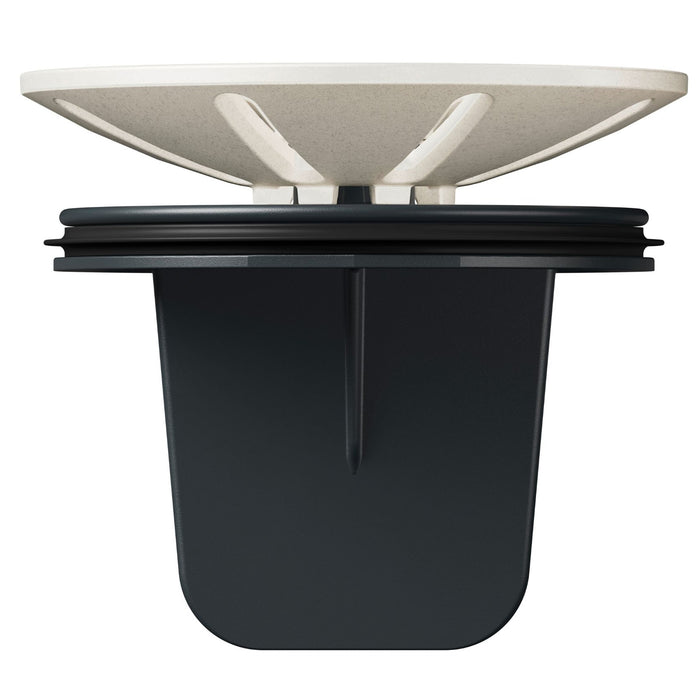 Blanco 222911 Essential Silgranit Disposal Flange Insert with Waste Scraper - Soft White
