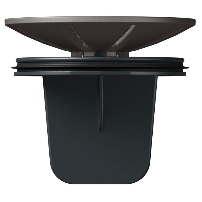 Blanco 222952 Essential Silgranit Disposal Flange Insert with Waste Scraper - Volcano Gray