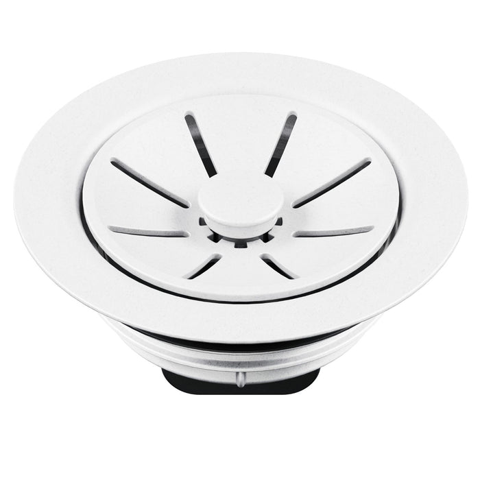 Blanco 222998 Essential Silgranit Disposal Flange Insert with Waste Scraper - White