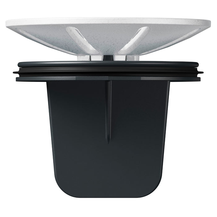 Blanco 222998 Essential Silgranit Disposal Flange Insert with Waste Scraper - White
