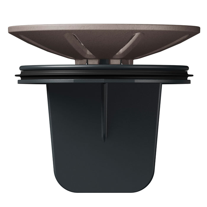 Blanco 223259 Essential Silgranit Disposal Flange Insert with Waste Scraper - Truffle