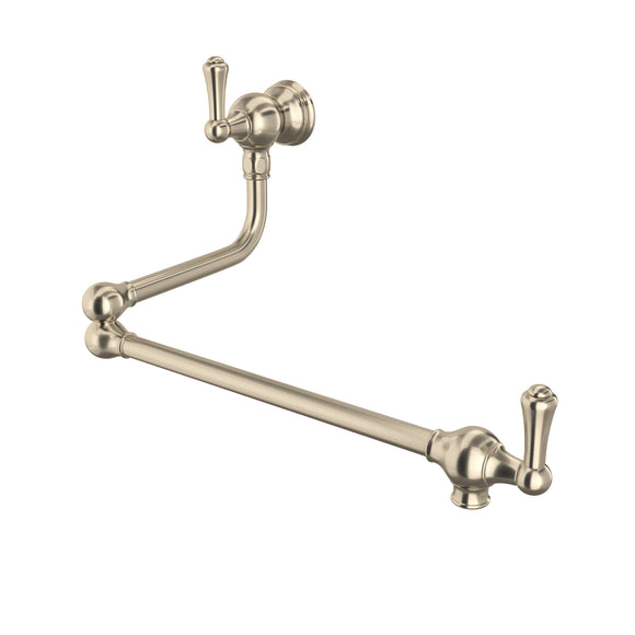 Rohl U.4799LS-STN-2 Perrin and Rowe Wall Mount Swing Arm Pot Filler