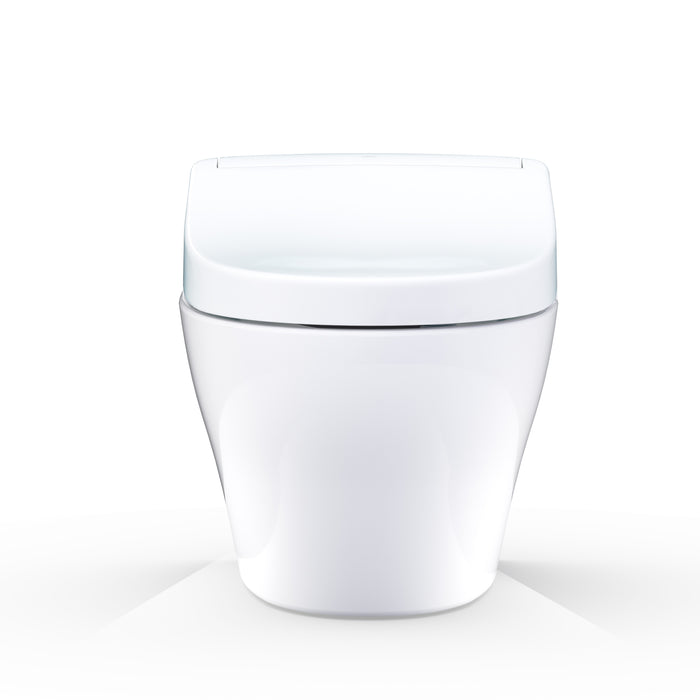 TOTO CWT4283446CMFG#MS Washlet+ EP Wall-Hung Toilet and Washlet S5 Bidet Seat with DuoFit In-Wall Tank