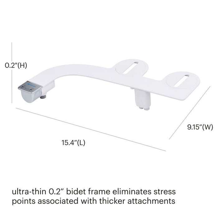 Brondell SS-250 SimpleSpa Thinline Dual Nozzle Bidet Attachment