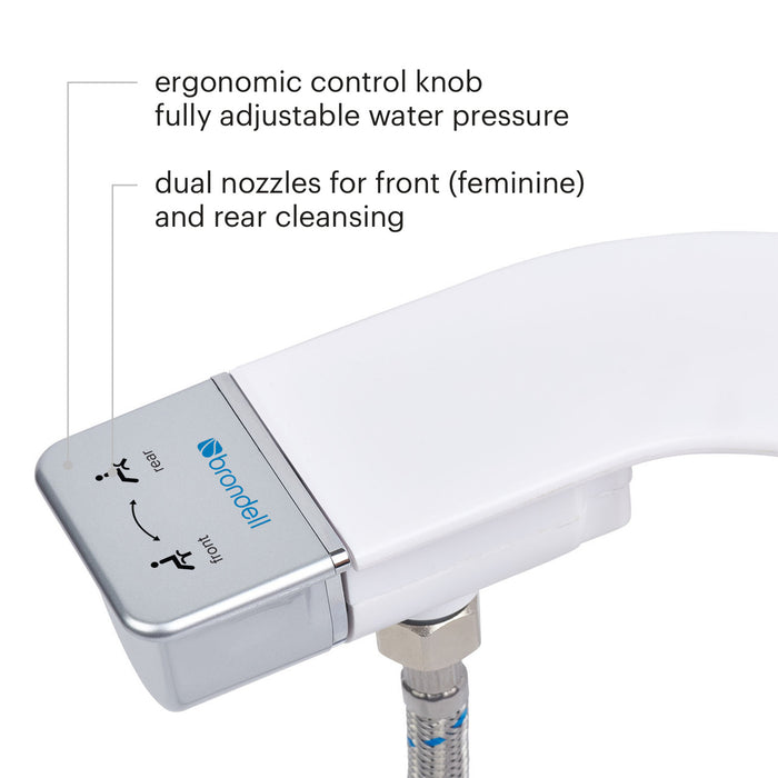 Brondell SS-250 SimpleSpa Thinline Dual Nozzle Bidet Attachment