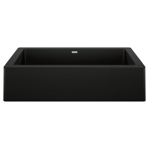 Blanco 526545 Vintera SILGRANIT 30" Single Bowl Apron-Front Farmhouse Sink - Coal Black