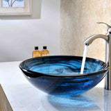 ANZZI LS-AZ048 Soave Series Deco-Glass Vessel Sink in Sapphire Wisp