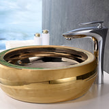 ANZZI LS-AZ8201 Levi Series Vessel Sink in Smoothed Gold