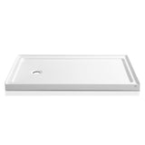 Colossi Series 60 in. x 36 in. Shower Base in White