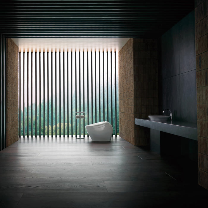 TOTO MS903CUMFX#01 NEOREST NX2 Dual Flush 1.0 or 0.8 GPF Toilet with Integrated Bidet Seat and eWater+ and ActiLight