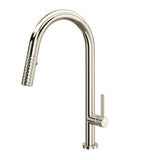 House of Rohl TE55D1LMPN Tenerife Pull-Down Kitchen Faucet with C-Spout