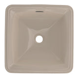 TOTO LT491G#03 Connelly Square Undermount Bathroom Sink with CEFIONTECT, Bone