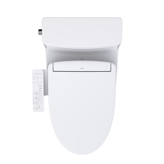 TOTO MW6723346CEFG#01 Redington WASHLET+ S2 One-Piece Elongated 1.28 GPF Universal Height Toilet