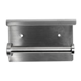 ALFI Brand ABTP66-BSS Brushed Stainless Steel Toilet Paper Holder with Shelf