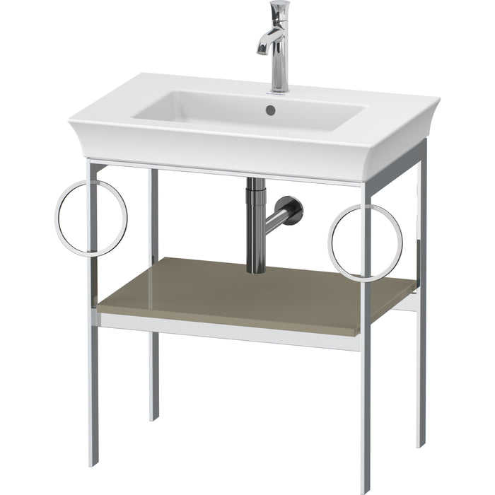 Duravit WT4546BH2H2 White Tulip Floorstanding Metal Console