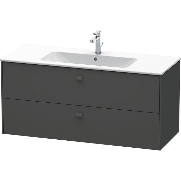 Duravit BR410404949 Brioso Wall-Mount Vanity Unit Graphite