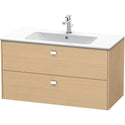 Duravit BR410301030 Brioso Wall-Mount Vanity Unit Natural Oak