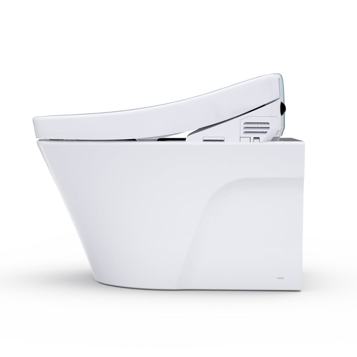 TOTO CWT4263446CMFG#MS Washlet+ AP Wall-Hung Toilet and Washlet S5 and DuoFit In-Wall Dual-Flush Tank