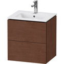 Duravit LC621801313 L-Cube Wall-Mount Vanity Unit American Walnut