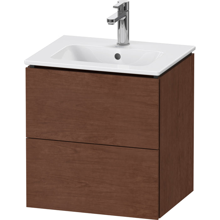 Duravit LC621801313 L-Cube Wall-Mount Vanity Unit American Walnut