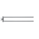 Duravit 0099581000 Karree 17 3/4" Double Towel Bar