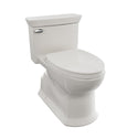 TOTO Soiree One Piece Elongated 1.28 GPF Universal Height Skirted Toilet with CeFiONtect, Colonial White - MS964124CEFG#11