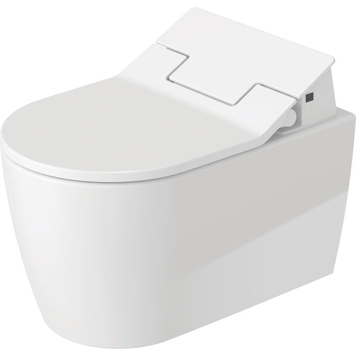 Duravit 2529590092 ME by Starck Dual Flush Compact Elongated Wall Mounted Toilet