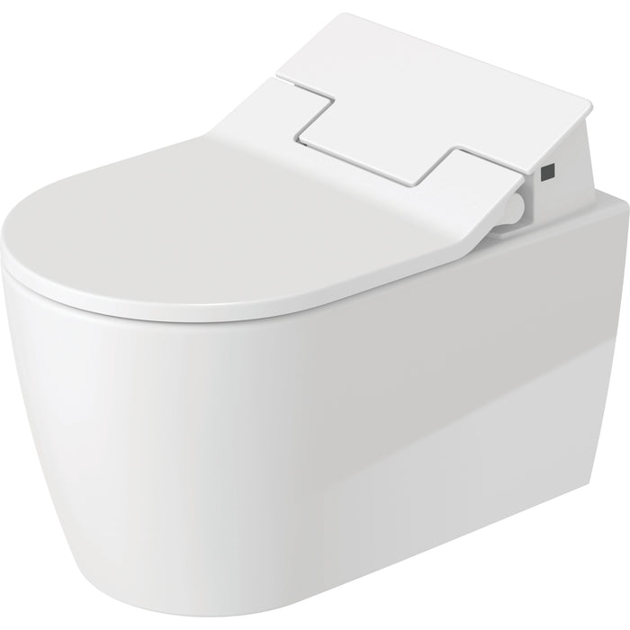 Duravit 2529590092 ME by Starck Dual Flush Compact Elongated Wall Mounted Toilet