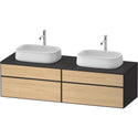 Duravit ZE4825B30800000 Zencha Wall Mount Double Vanity Cabinet