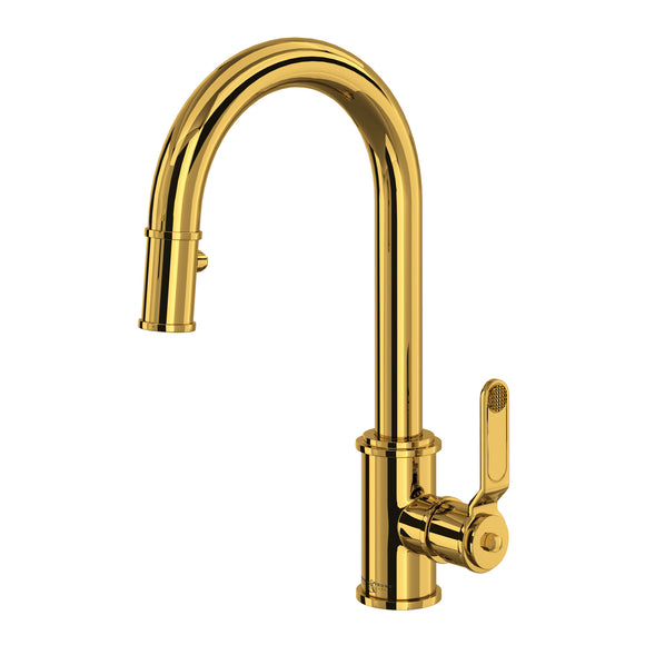 Rohl U.4543HT-ULB-2 Perrin and Rowe Armstrong Pulldown Bar and Food Prep Faucet