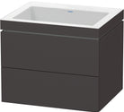Duravit LC6926N8080 L-Cube Wall Mount C-Bonded Vanity
